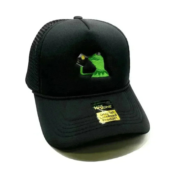 Hat Zone Other - None of my Business Mesh Trucker Snapback (Black)